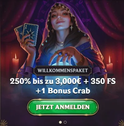 Astromania casino banner mobil