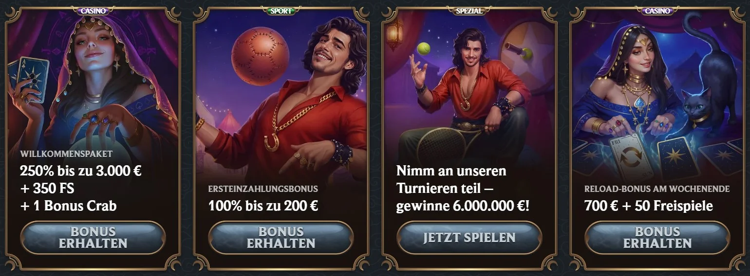 Astromania casino bonus